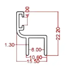 پروفیل درزگیر تک لب